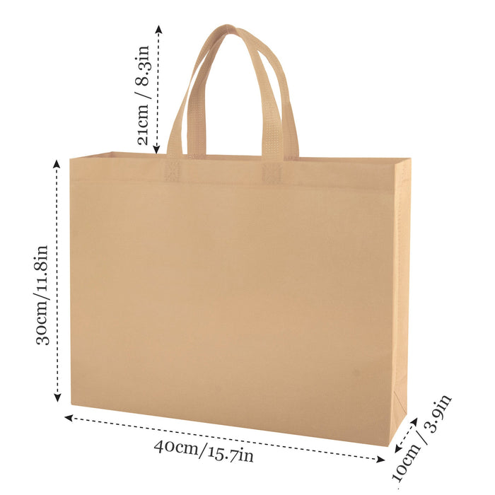 16-Inch Reusable Shopping Tote Bag - BagsInBulk.com