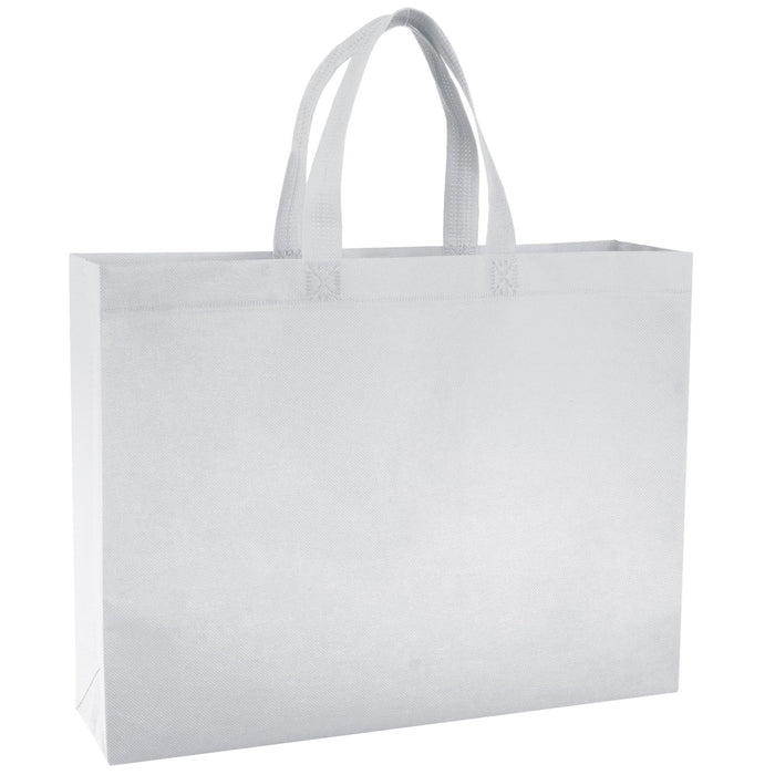 Wholesale Reusable  Shopper Non Woven Tote Bag 12 x 16 - BagsInBulk.com