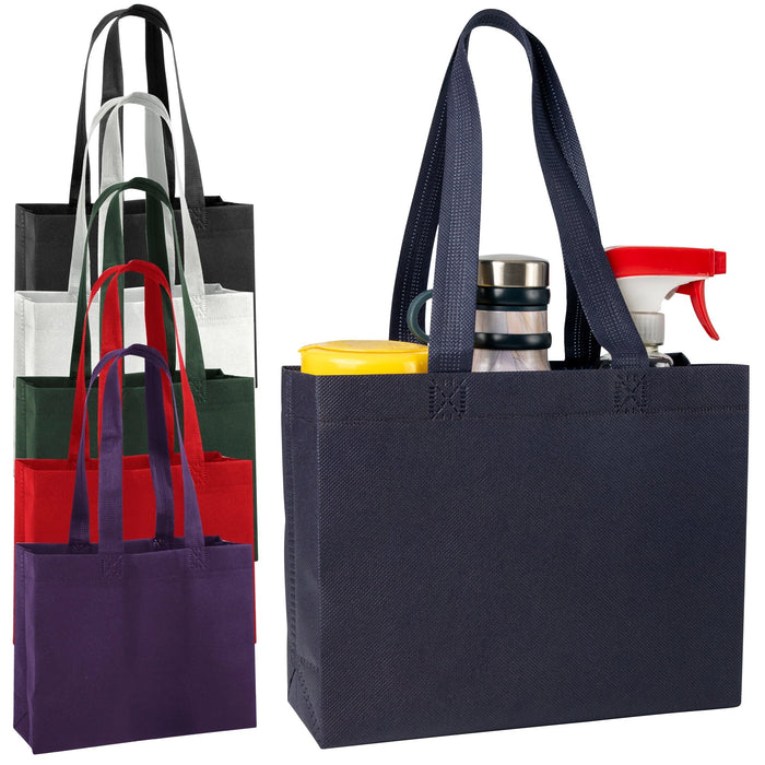 10 Inch Reusable Shopping Gift Tote Bag - BagsInBulk.com