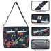 Fridge Pak 12 Can Cooler Bag With Front Zippered Pocket - Floral Prints - 