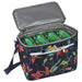 Fridge Pak 12 Can Cooler Bag With Front Zippered Pocket - Floral Prints - 