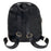 Mini 10 Inch Black Vinyl Backpack With Front Dome Zipper Pocket - BagsInBulk.com