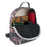 Mini 10 Inch Floral Vinyl Backpack With Double Front Zippered - BagsInBulk.com