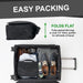 Travel Hanging Toiletry Bag - Black - BagsInBulk.com