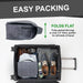 Travel Hanging Toiletry Bag - Grey - BagsInBulk.com