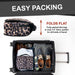 Wholesale Travel Hanging Toiletry Bag - Leopard Print - BagsInBulk.com