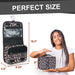 Travel Hanging Toiletry Bag - Leopard Print - BagsInBulk.com