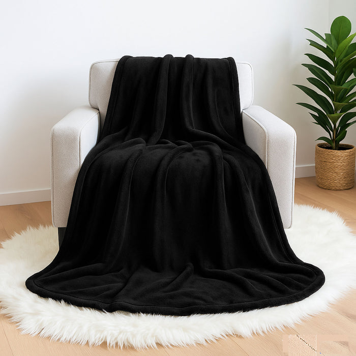 Teddy Fleece Throw Blankets 50" x 60"