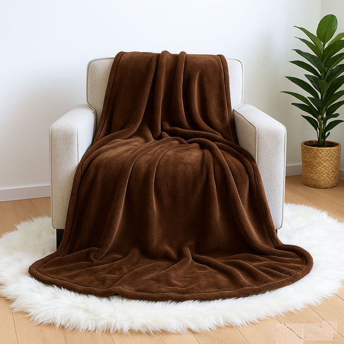 Teddy Fleece Throw Blankets 50" x 60"