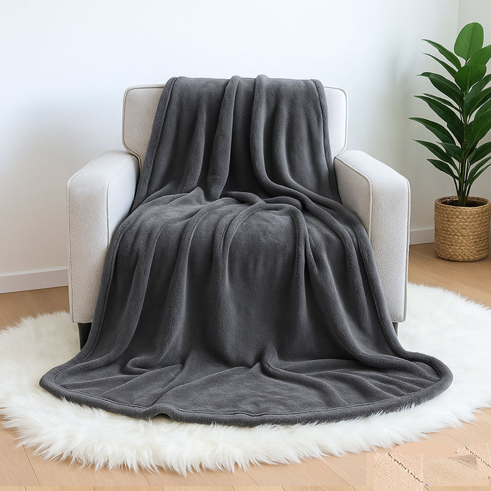 Teddy Fleece Throw Blankets 50" x 60"
