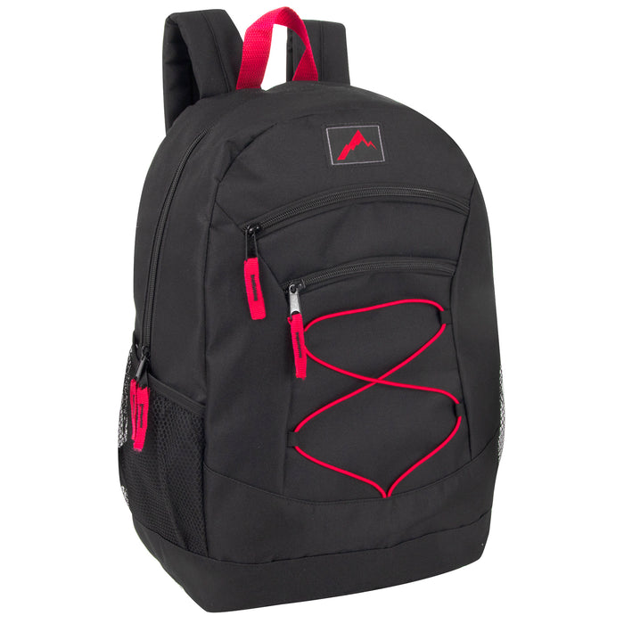18 Inch Urban Sport Bungee Backpacks - 5 Colors
