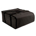 Black Trailmaker insulated pizza carrier with top handle and Velcro closure.