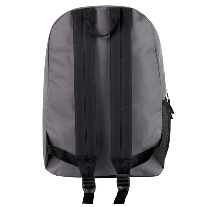 17-Inch Colorblock Backpack - 3 Colors