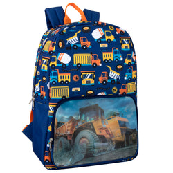 17-inch Picture Changing Lenticular Construction Backpack - BagsInBulk.com