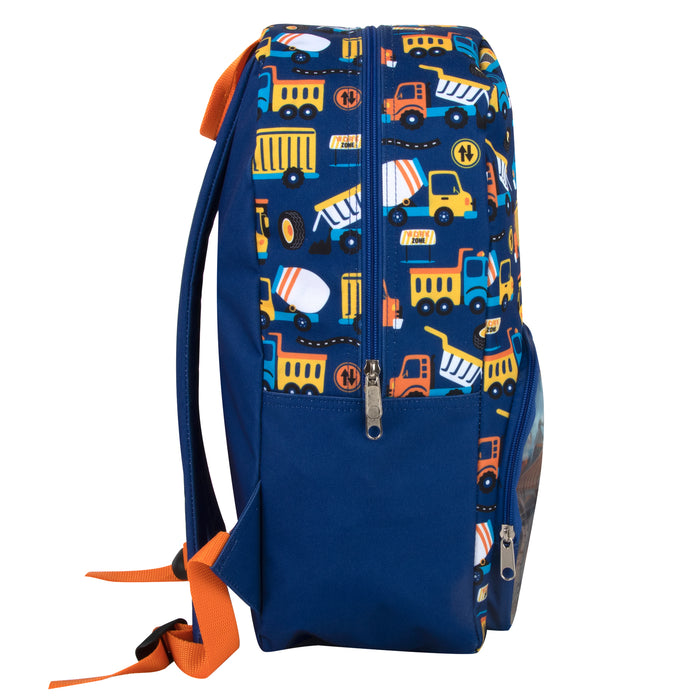 17-inch Picture Changing Lenticular Construction Backpack - BagsInBulk.com