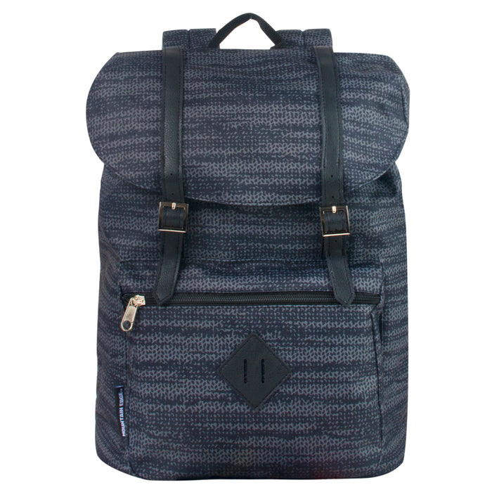 17-inch Printed Double Buckle Backpack - BagsInBulk.com