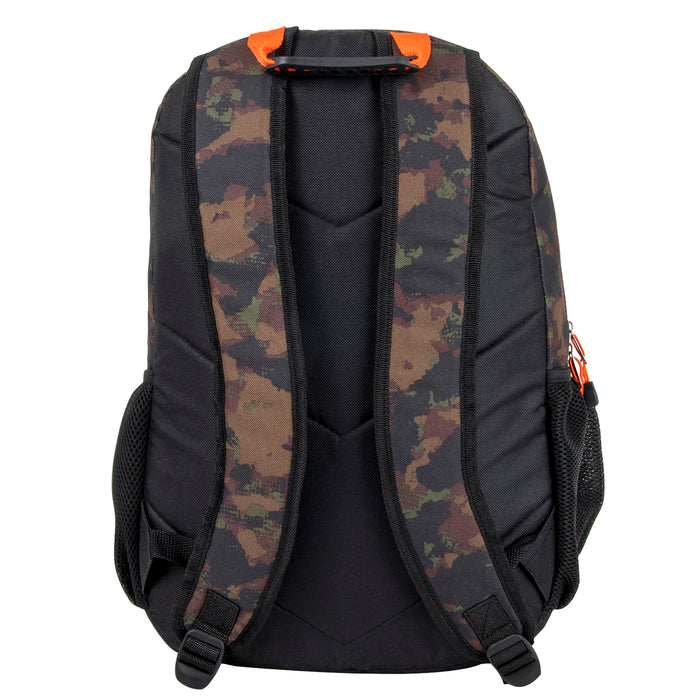 19 Inch Daisy Chain Strap Skate Backpack with Laptop Section - Camo - BagsInBulk.com