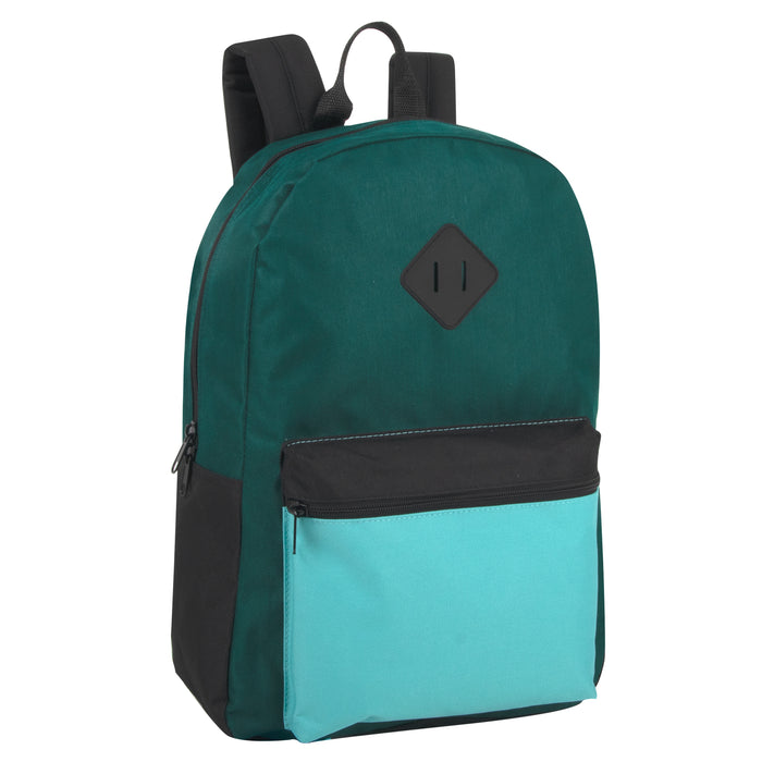17-Inch Color Block Backpack - Boys