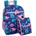 16 Inch 2 In 1 Backpack With Match Lunch Bag - Dinosaur Print (Girls) - BagsInBulk.com