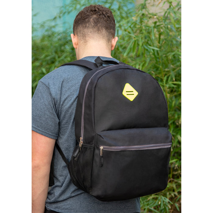 Wholesale 19-inch Lash Tab Backpack w Side Mesh Pockets - Boys 4-Colors