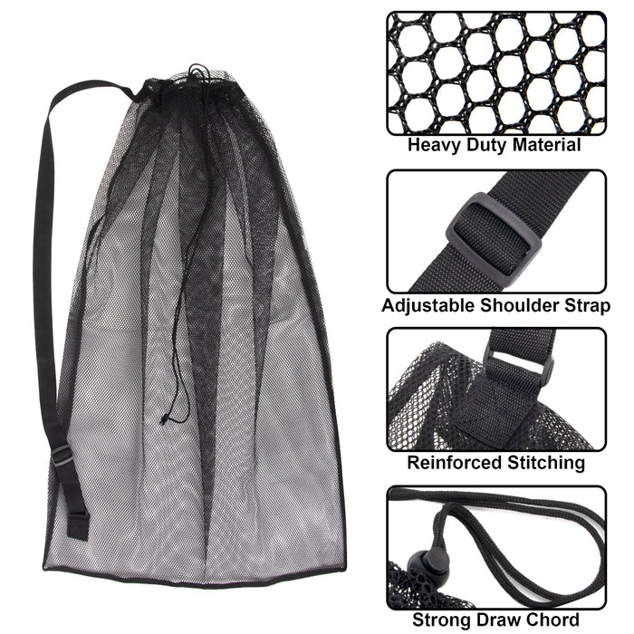 2XL Mesh Laundry & Sports Bag - 40 X 30 Inches - BagsInBulk.com