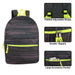 17-Inch Printed Backpack - Green - BagsInBulk.com