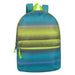 17-Inch Printed Backpack - Blue - BagsInBulk.com