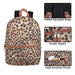 17-Inch Printed Backpack - Leopard Print - BagsInBulk.com
