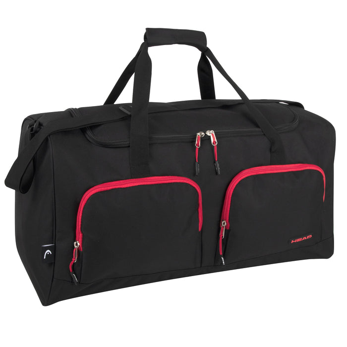 HEAD 24 Inch Cargo Duffel Bag - Black - BagsInBulk.com