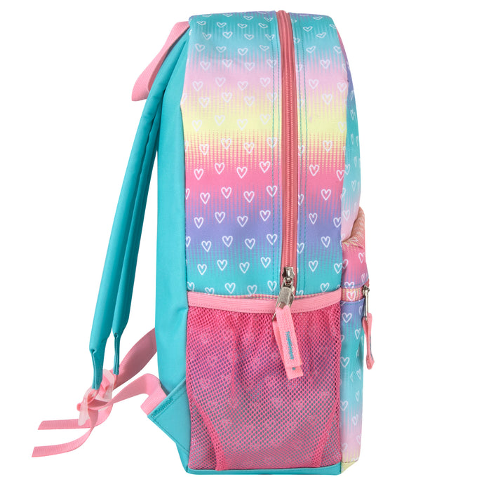 17-Inch Kids Heart Printed Children's Backpack