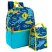 16 Inch 2 In 1 Backpack With Match Lunch Bag - 4 Assorted Prints - BagsInBulk.com