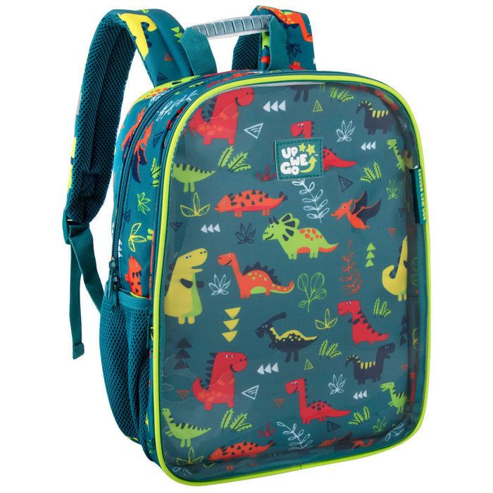 Toddler Printed Backpack w Large Front Clear Pocket - BagsInBulk.com