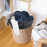Wholesale Drawstring Laundry Bag Black - 2 Pack - BagsInBulk.com