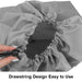 Wholesale Drawstring Laundry Bag 2-Pack - Grey - BagsInBulk.com