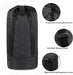 Wholesale Laundry Bag Backpack with Front Mesh Pocket - Black - BagsInBulk.com