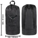 Wholesale Laundry Bag Backpack with Front Mesh Pocket - Black - BagsInBulk.com