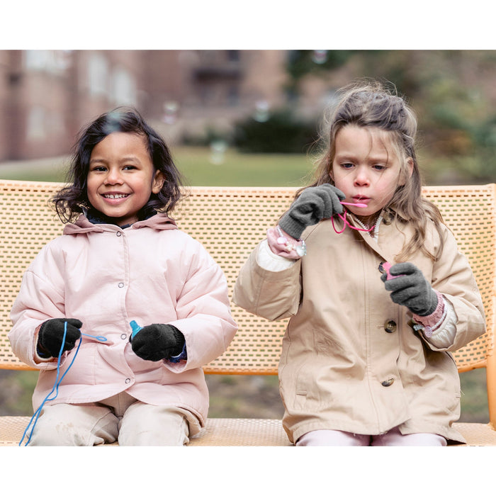Children Knitted Gloves - 5 Assorted Colors - 
