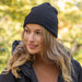 Adult Winter Knit Hat Beanie – Black Only - BagsInBulk.com