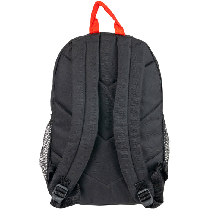 17-Inch Head Bungee Backpack - Black - BagsInBulk.com