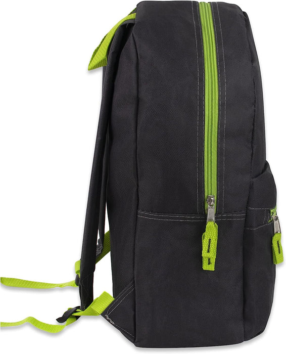 Wholesale Trailmaker Classic 17 Inch Backpack - Grey - BagsInBulk.com