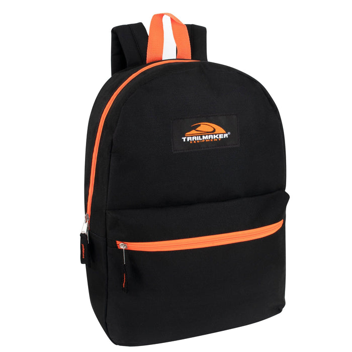 Wholesale Trailmaker 17 Inch Backpack - 5 Pop Colors - 