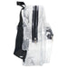 12-inch Clear Mini Backpack - Black - BagsInBulk.com