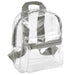 12-inch Clear Mini Backpack - Grey