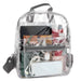 12-inch Clear Mini Backpack - Grey