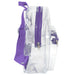 Trailmaker Mini Backpack Clear - Purple - BagsInBulk.com