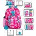 6 In 1 Themed 16 Inch Backpack With Lunch Bag, Water Bottle, Clip, Key Chain & Pencil Case - BagsInBulk.com