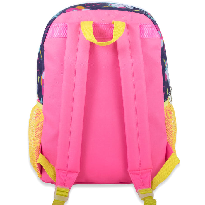 6 In 1 Themed 16 Inch Backpack With Lunch Bag, Water Bottle, Clip, Key Chain & Pencil Case - BagsInBulk.com