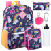 6 In 1 Themed 16 Inch Backpack With Lunch Bag, Water Bottle, Clip, Key Chain & Pencil Case - BagsInBulk.com