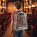 Deluxe 17 Inch Clear Backpack with Side Pockets