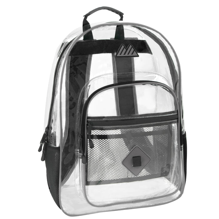 18-Inch Summit Ridge Clear Backpack - BagsInBulk.com